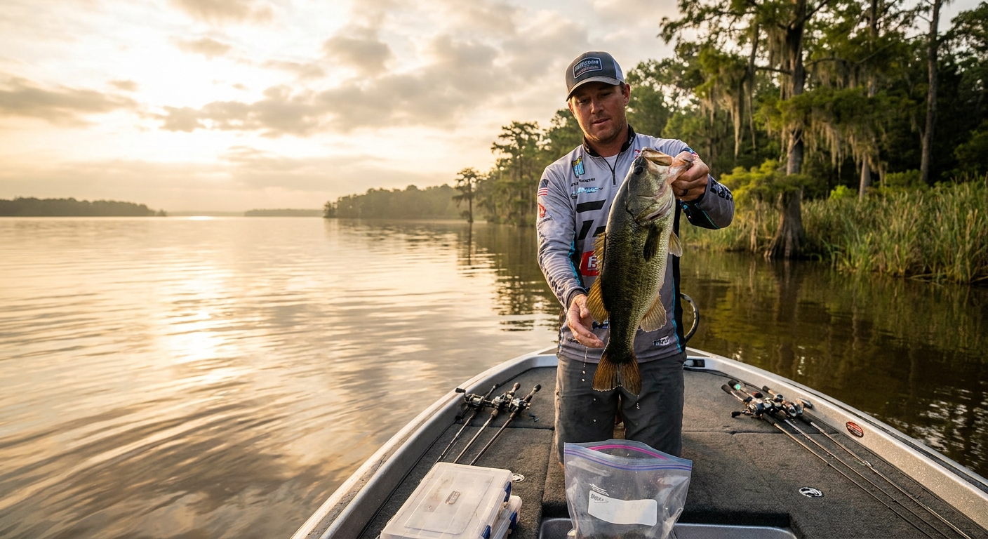 Local Angler Nathaniel Drayton Dominates CATT Neuse River Spring Final with Nearly 19-Pound Haul